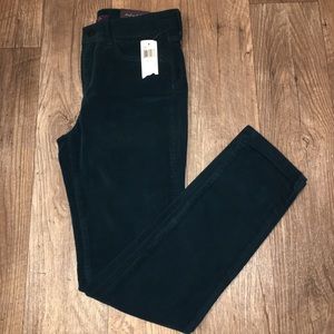 NYDJ Dark Teal Velveteen Legging